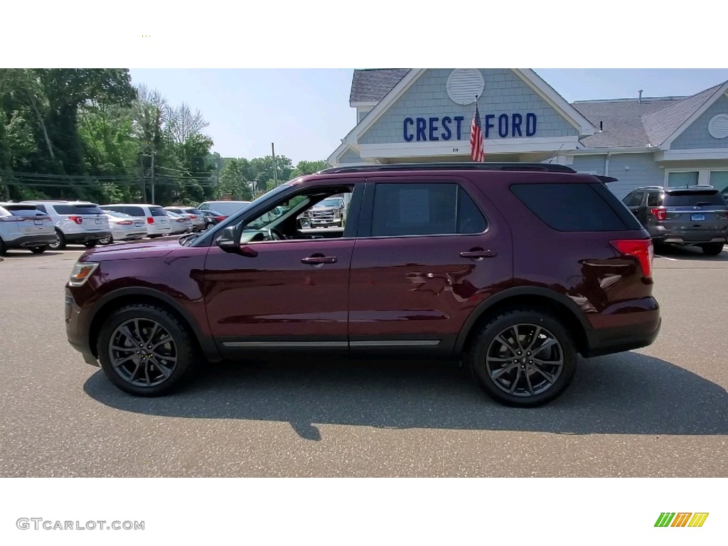 2018 Explorer XLT 4WD - Burgundy Velvet / Ebony Black photo #4