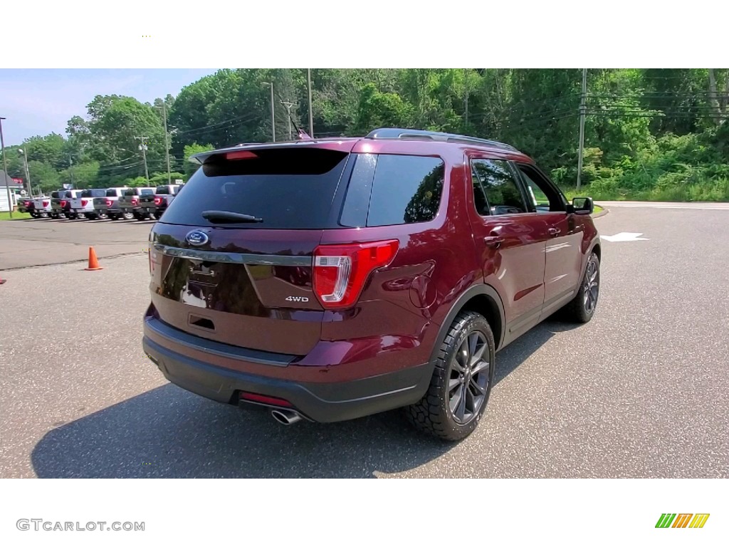 2018 Explorer XLT 4WD - Burgundy Velvet / Ebony Black photo #7
