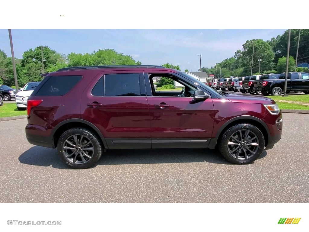 2018 Explorer XLT 4WD - Burgundy Velvet / Ebony Black photo #8