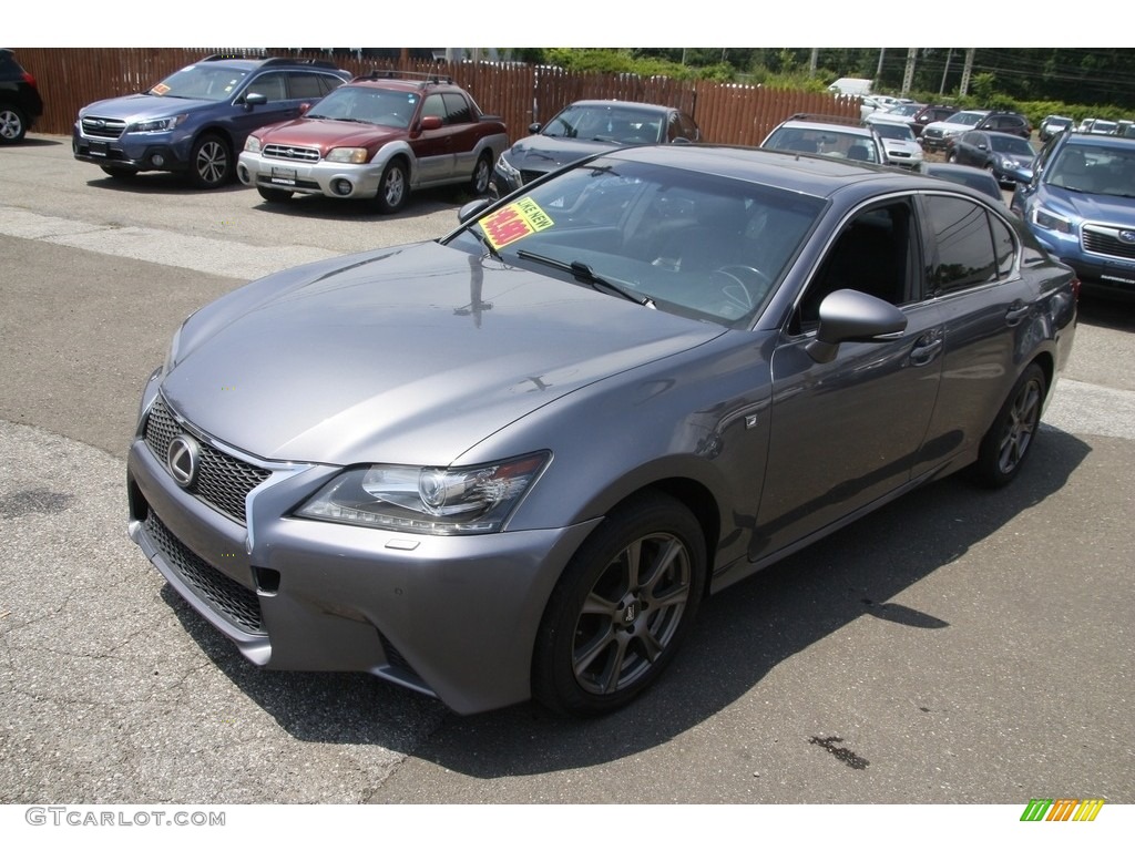 2014 GS 350 AWD - Nebula Gray Pearl / Black photo #1