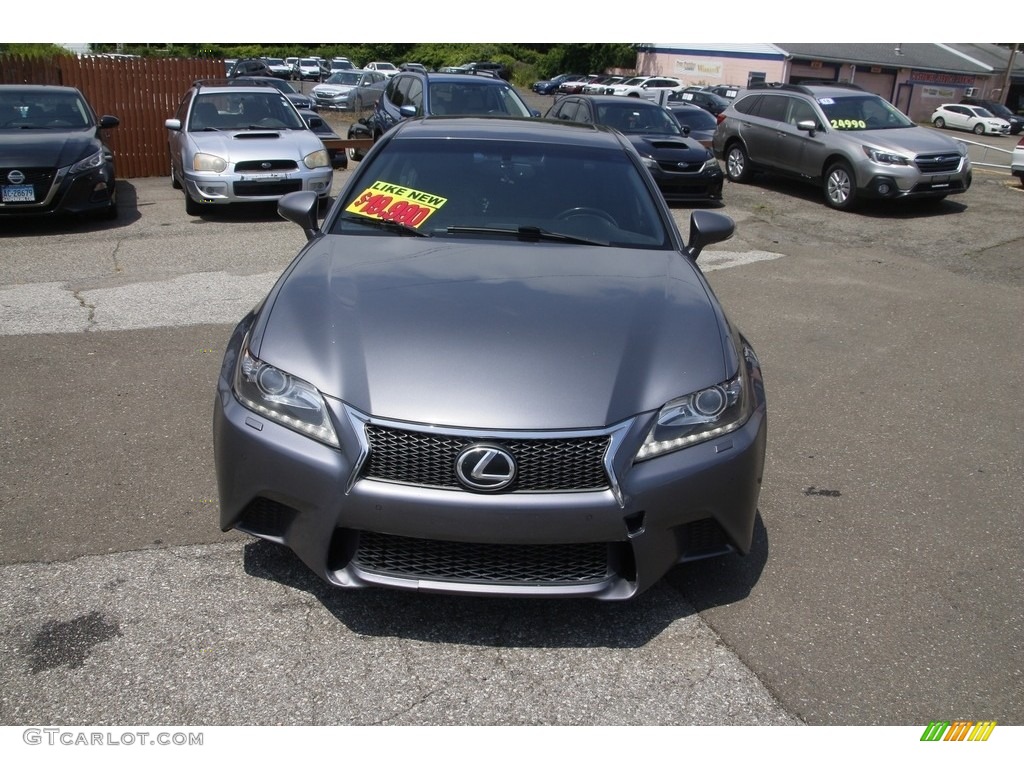 2014 GS 350 AWD - Nebula Gray Pearl / Black photo #2