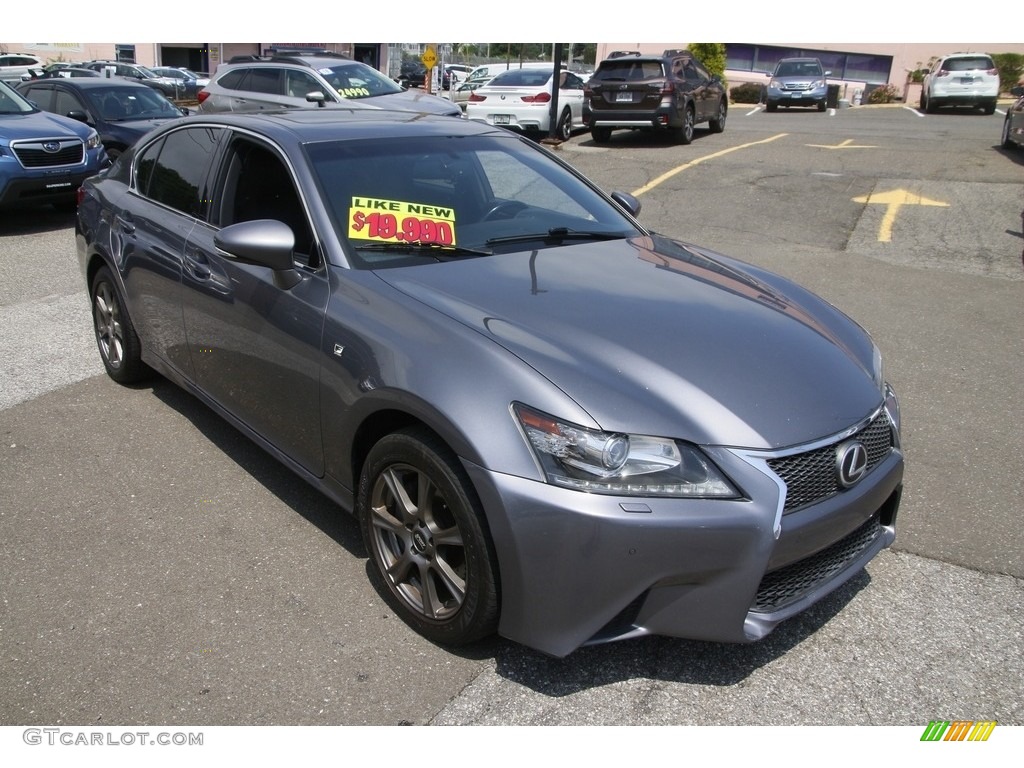 2014 GS 350 AWD - Nebula Gray Pearl / Black photo #3