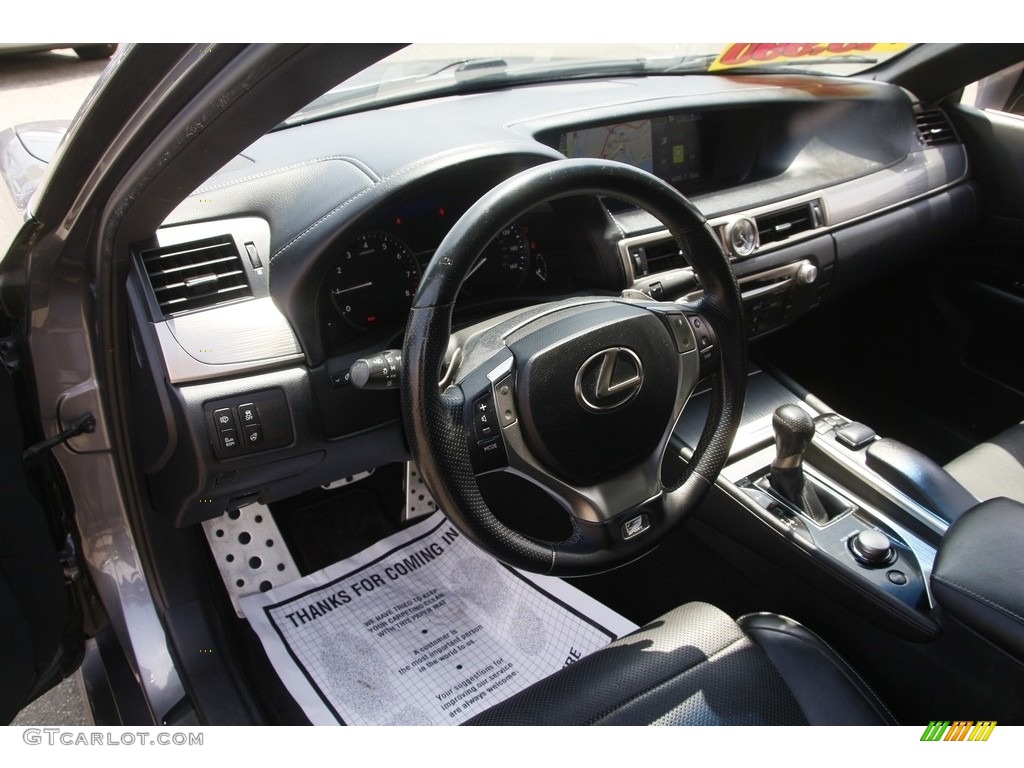 2014 GS 350 AWD - Nebula Gray Pearl / Black photo #10