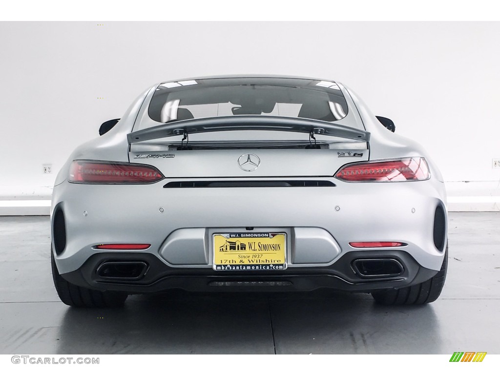 2018 AMG GT C Coupe - designo Iridium Silver Magno (Matte) / Black photo #3