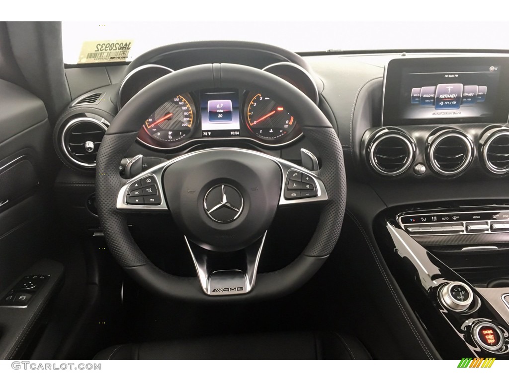 2018 AMG GT C Coupe - designo Iridium Silver Magno (Matte) / Black photo #4