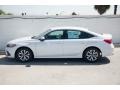 2022 Platinum White Pearl Honda Civic LX Sedan  photo #4