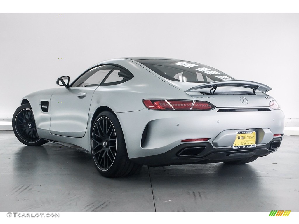 2018 AMG GT C Coupe - designo Iridium Silver Magno (Matte) / Black photo #10