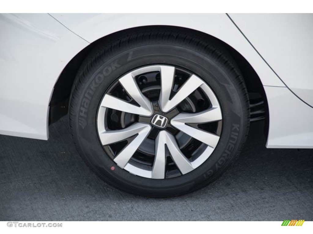 2022 Civic LX Sedan - Platinum White Pearl / Black photo #10