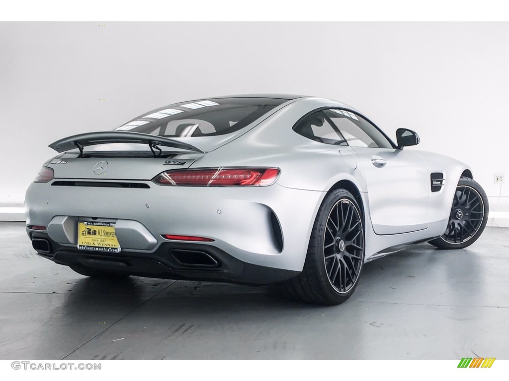 2018 AMG GT C Coupe - designo Iridium Silver Magno (Matte) / Black photo #15