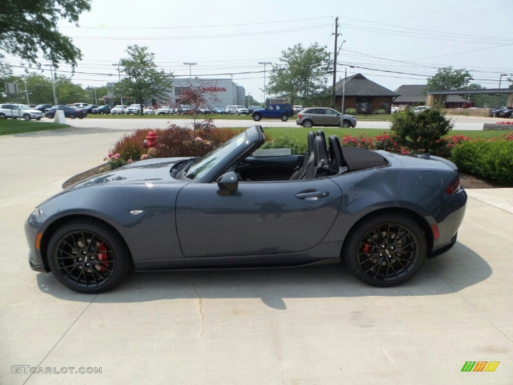 Polymetal Gray Metallic 2021 Mazda MX-5 Miata Club Exterior Photo #142485822