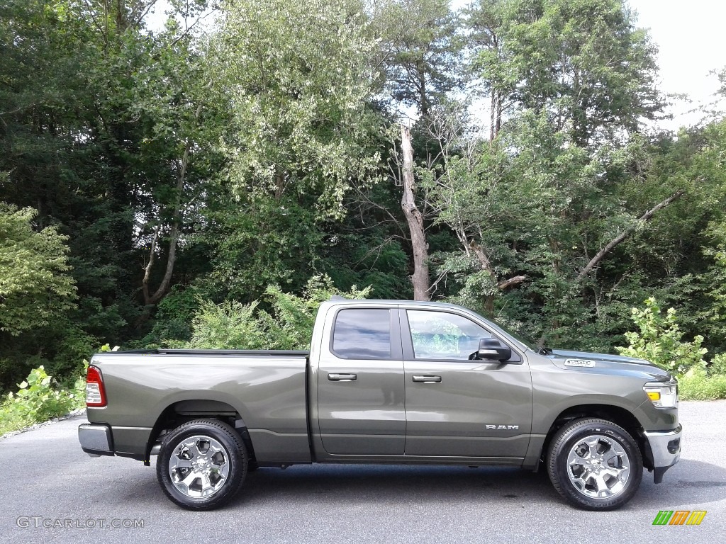 Olive Green Pearl 2021 Ram 1500 Big Horn Quad Cab Exterior Photo #142486371