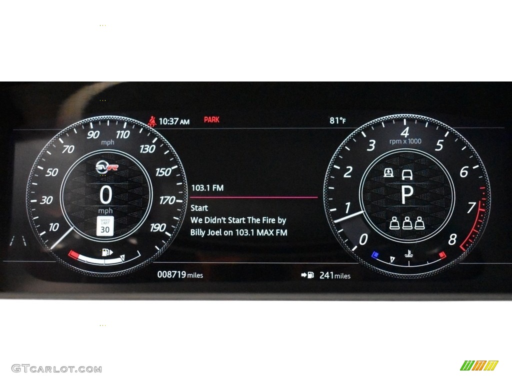 2019 Land Rover Range Rover Sport SVR Gauges Photo #142486482