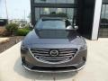 2021 Machine Gray Metallic Mazda CX-9 Grand Touring AWD  photo #2