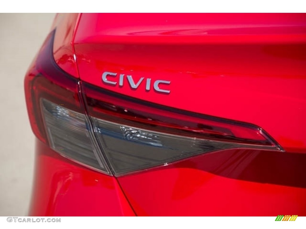 2022 Civic EX Sedan - Rallye Red / Black photo #6