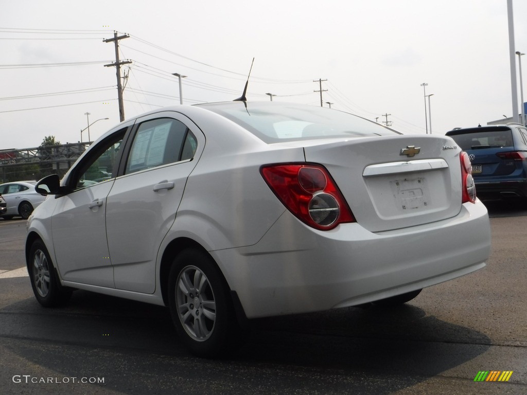 2012 Sonic LT Sedan - Summit White / Jet Black/Brick photo #7