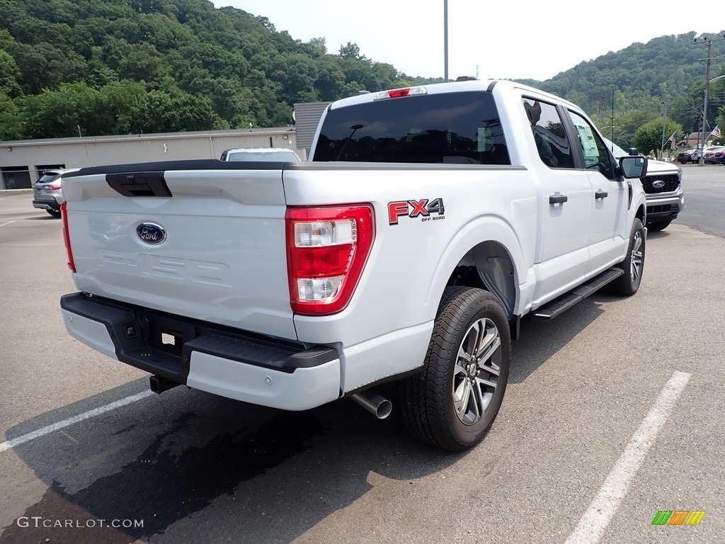 2021 F150 STX SuperCrew 4x4 - Star White / Black photo #2