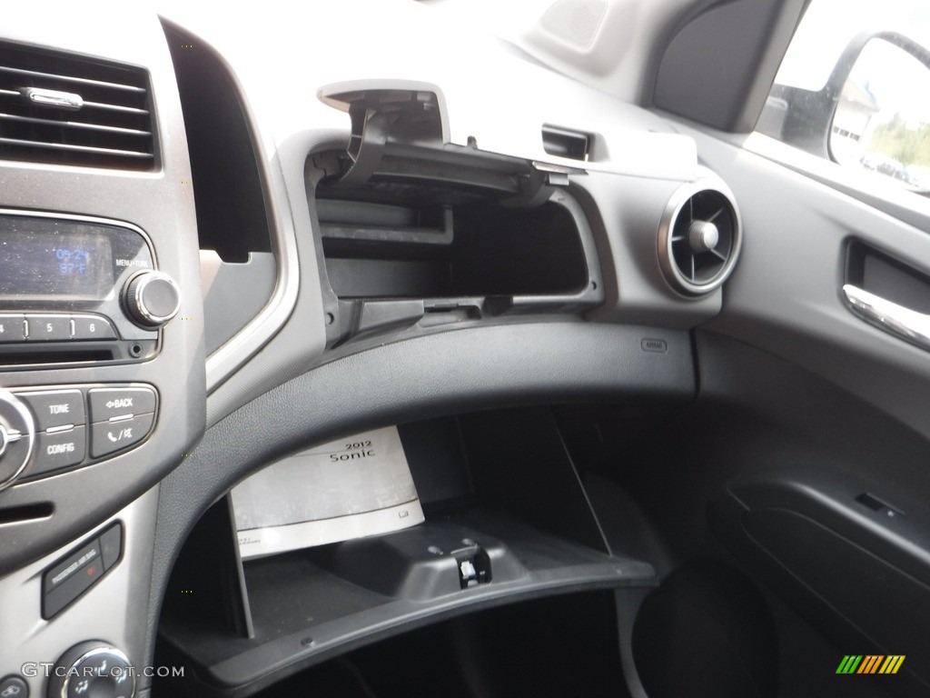 2012 Sonic LT Sedan - Summit White / Jet Black/Brick photo #13