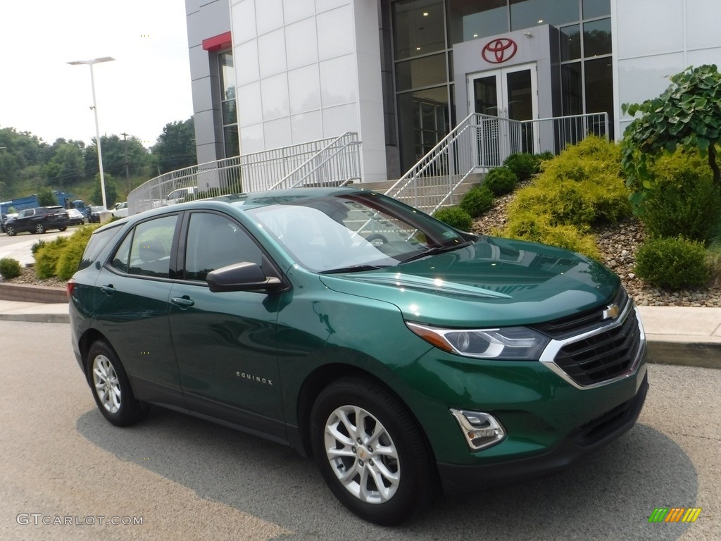 2019 Equinox LS - Ivy Green Metallic / Medium Ash Gray photo #1