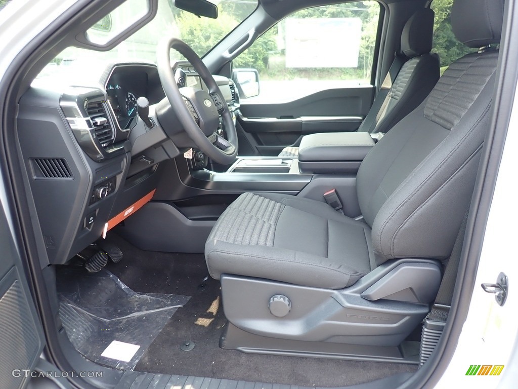 2021 F150 STX SuperCrew 4x4 - Star White / Black photo #14