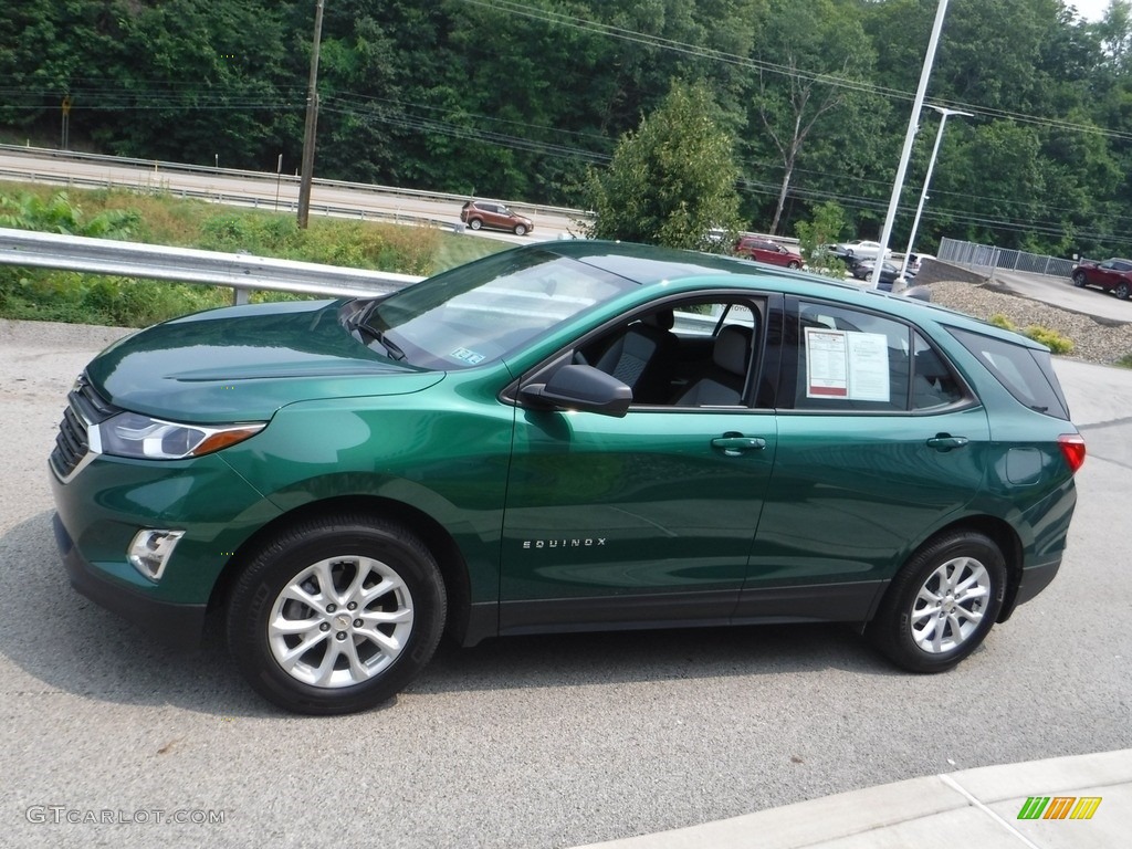 2019 Equinox LS - Ivy Green Metallic / Medium Ash Gray photo #11