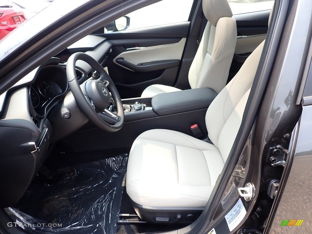 Greige Interior 2021 Mazda Mazda3 Preferred Sedan AWD Photo #142489455