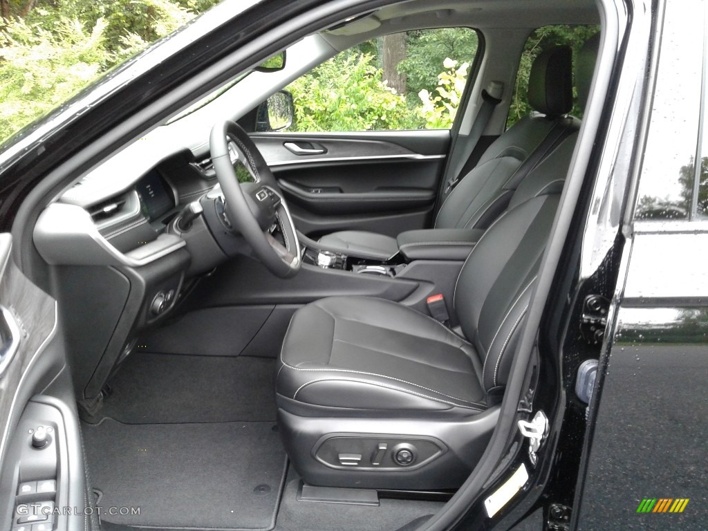 Black Interior 2021 Jeep Grand Cherokee L Limited 4x4 Photo #142489461