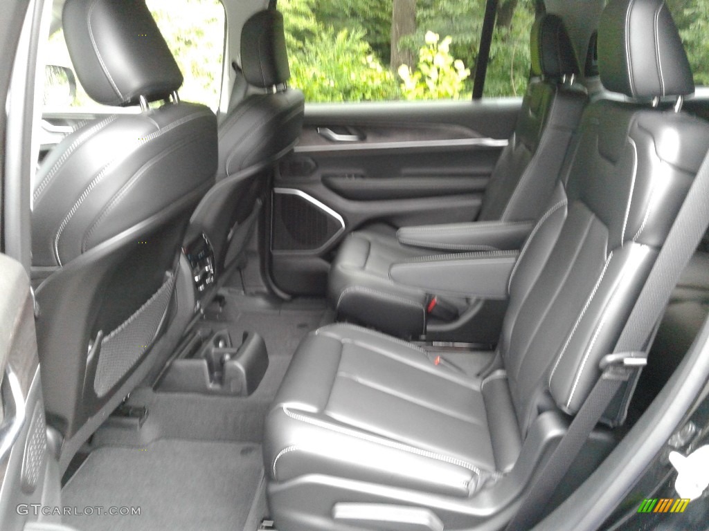 Black Interior 2021 Jeep Grand Cherokee L Limited 4x4 Photo #142489542