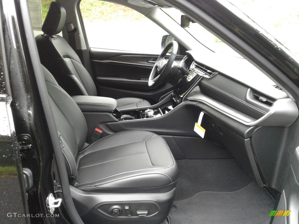 Black Interior 2021 Jeep Grand Cherokee L Limited 4x4 Photo #142489620