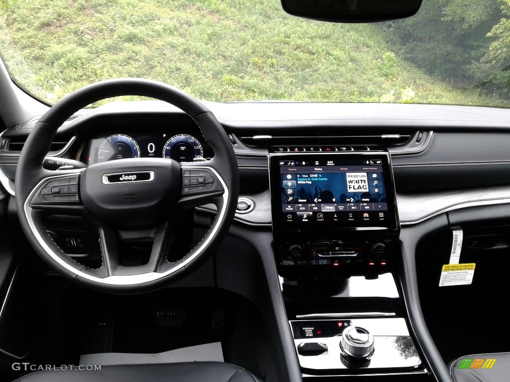 2021 Jeep Grand Cherokee L Limited 4x4 Black Dashboard Photo #142489653