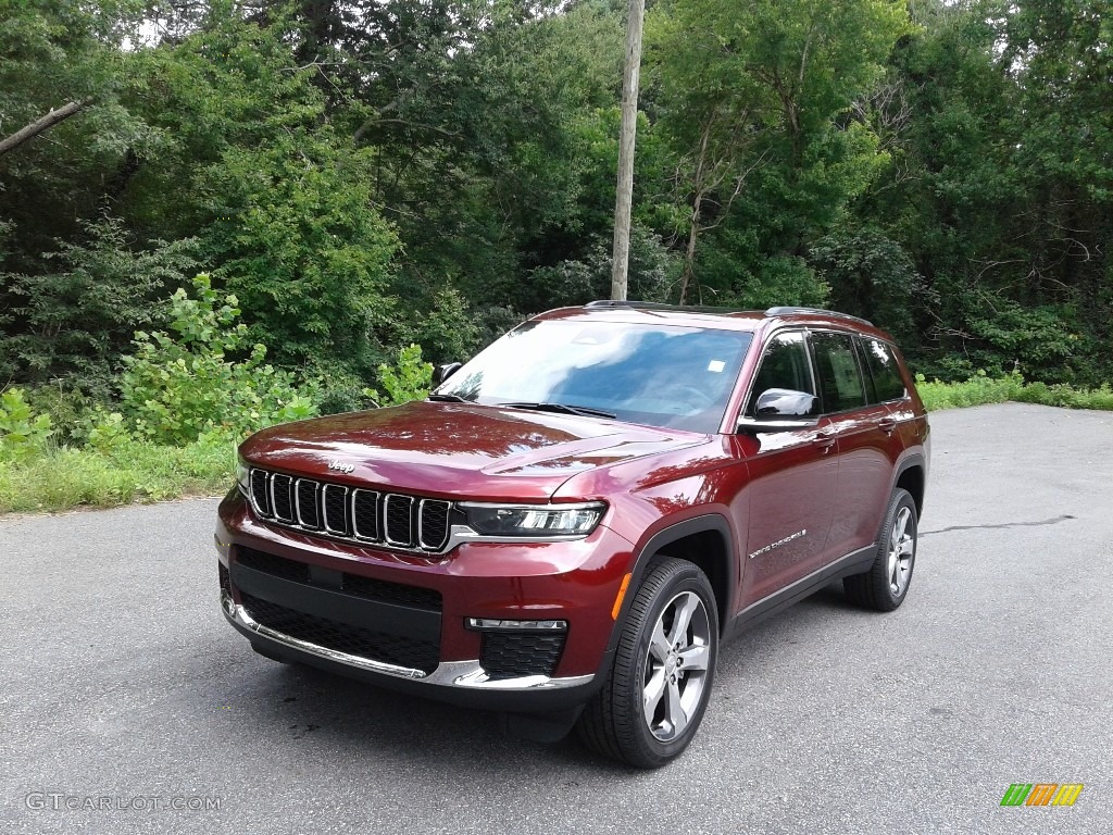2021 Grand Cherokee L Limited 4x4 - Velvet Red Pearl / Black photo #2