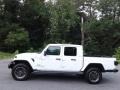 2021 Bright White Jeep Gladiator Overland 4x4  photo #1