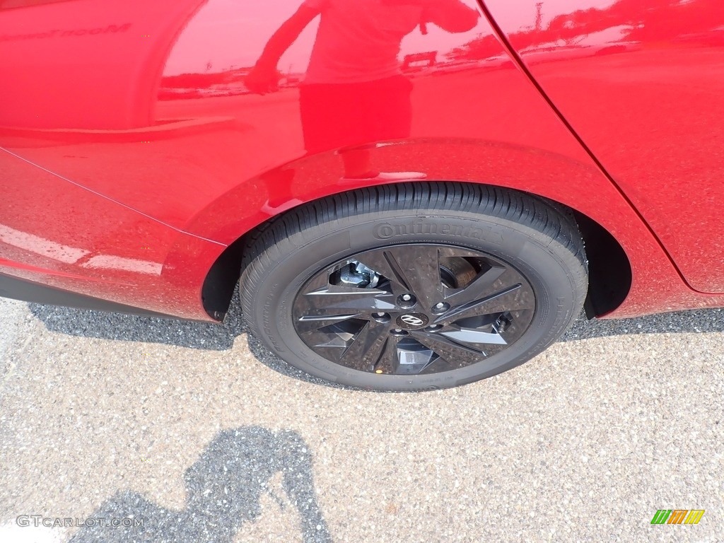 2021 Elantra SEL - Scarlet Red Pearl / Black photo #9
