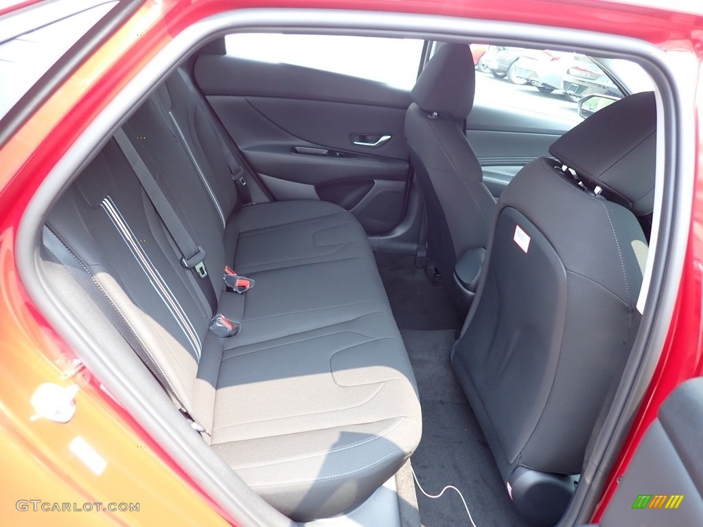 2021 Elantra SEL - Scarlet Red Pearl / Black photo #10