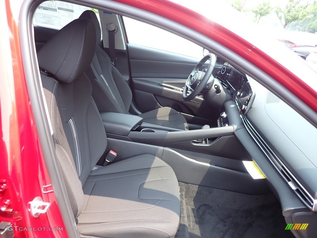 2021 Elantra SEL - Scarlet Red Pearl / Black photo #11