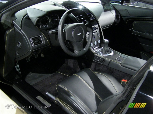 2007 V8 Vantage Coupe - Black / Black photo #6
