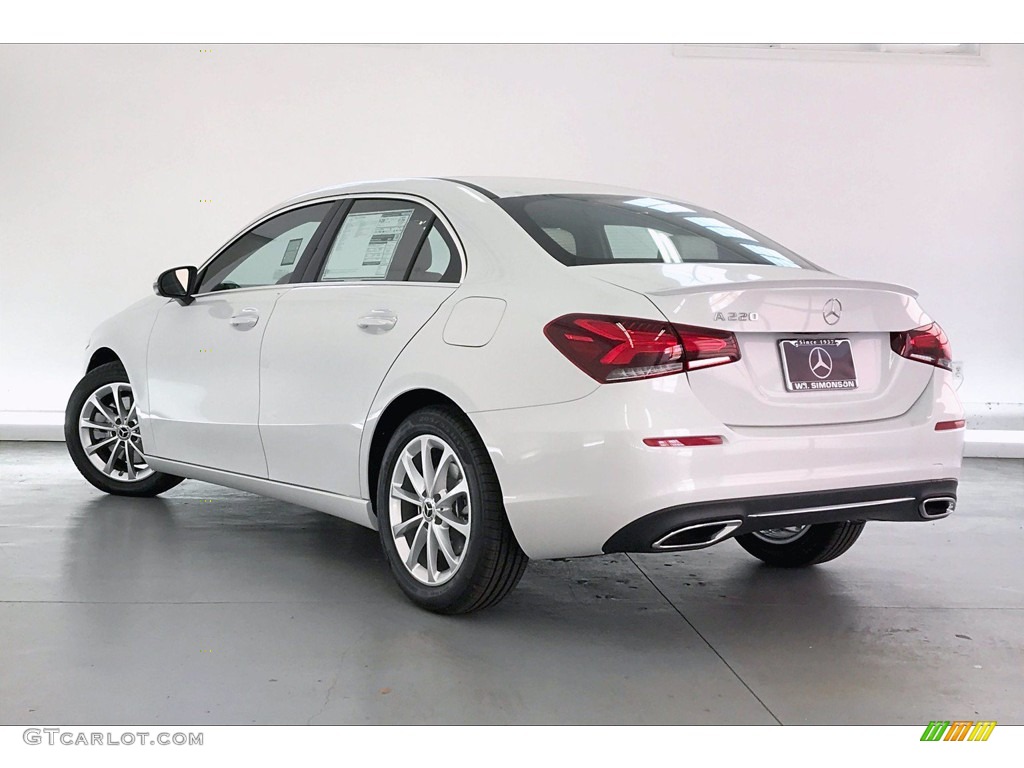 2020 A 220 Sedan - Digital White Metallic / Macchiato Beige photo #2