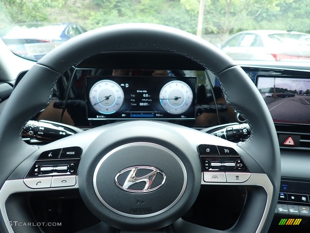 2021 Elantra SEL - Scarlet Red Pearl / Black photo #19