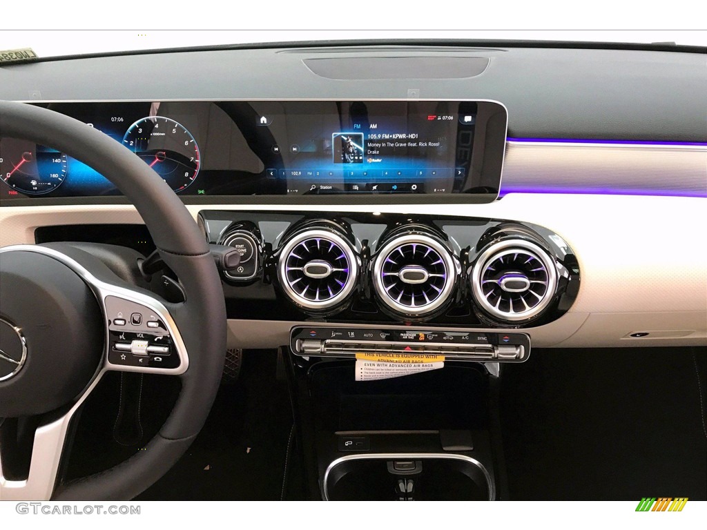 2020 A 220 Sedan - Digital White Metallic / Macchiato Beige photo #6