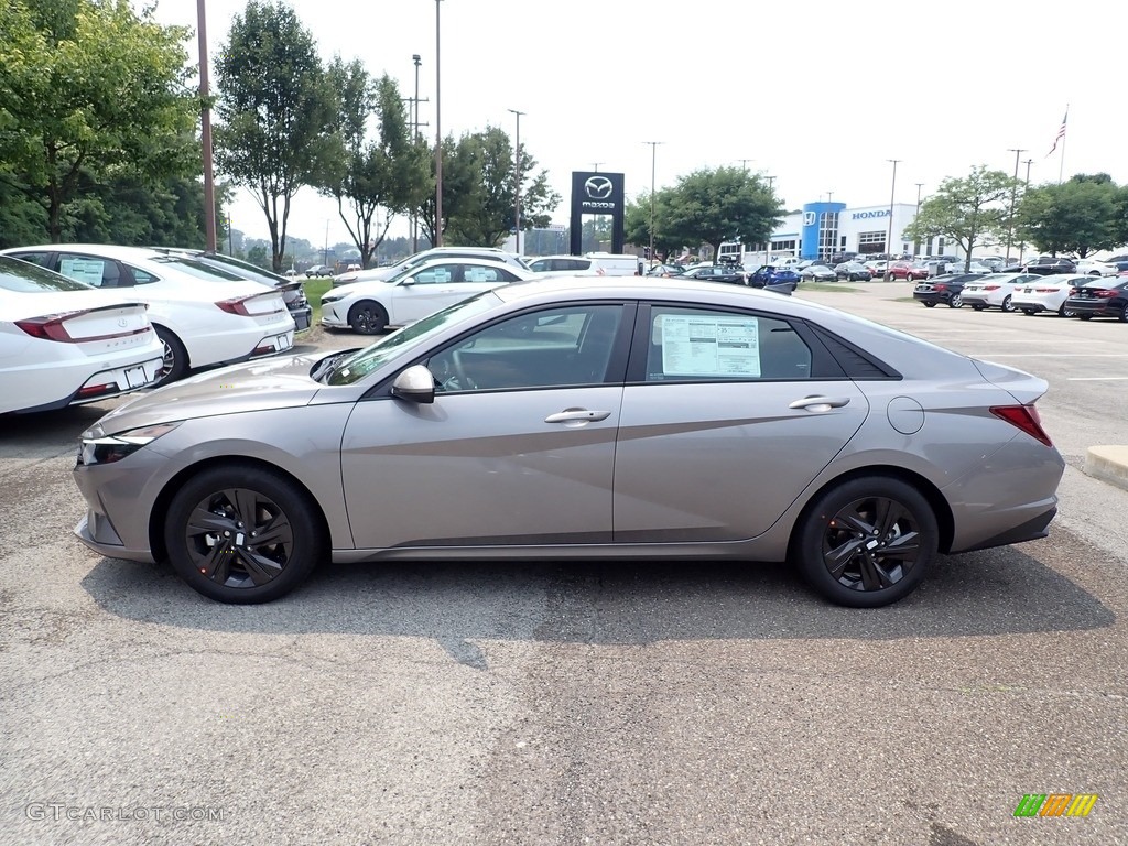 2021 Elantra SEL - Fluid Metal / Black photo #6