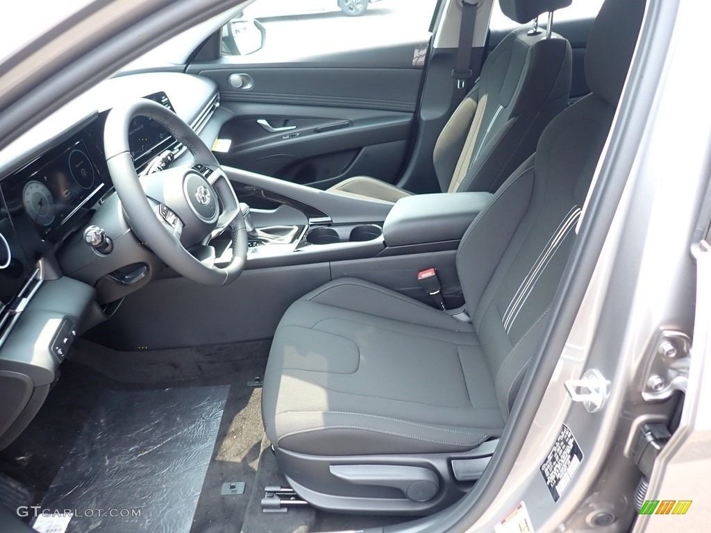 2021 Elantra SEL - Fluid Metal / Black photo #12