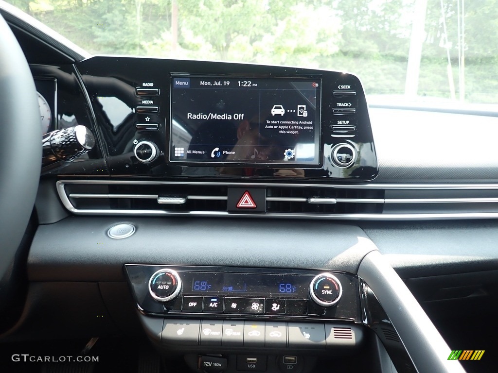 2021 Elantra SEL - Fluid Metal / Black photo #17