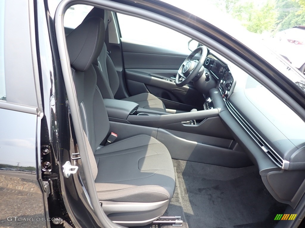 2021 Elantra SEL - Phantom Black / Black photo #11