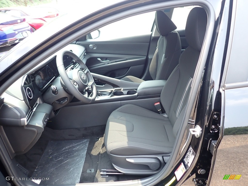 2021 Elantra SEL - Phantom Black / Black photo #13