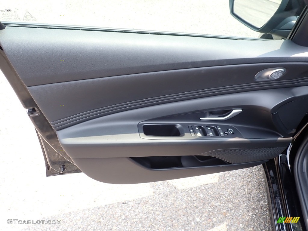 2021 Elantra SEL - Phantom Black / Black photo #14