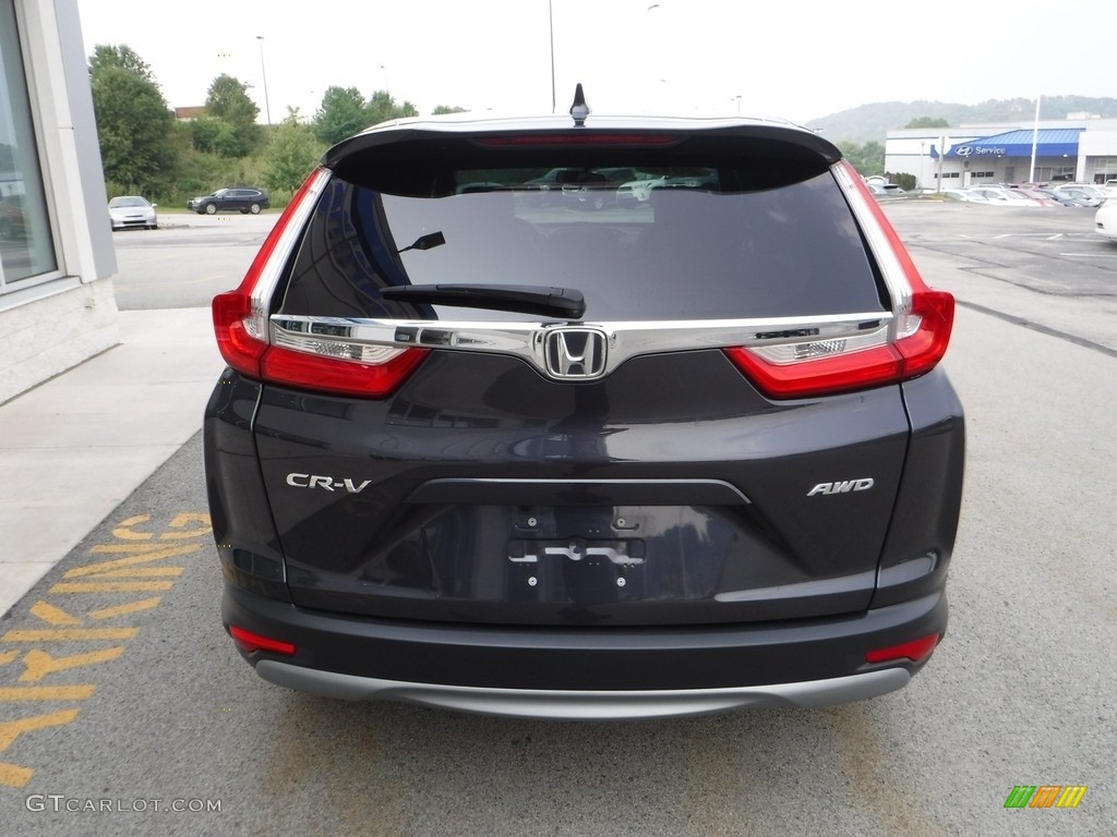 2018 CR-V EX AWD - Modern Steel Metallic / Black photo #8