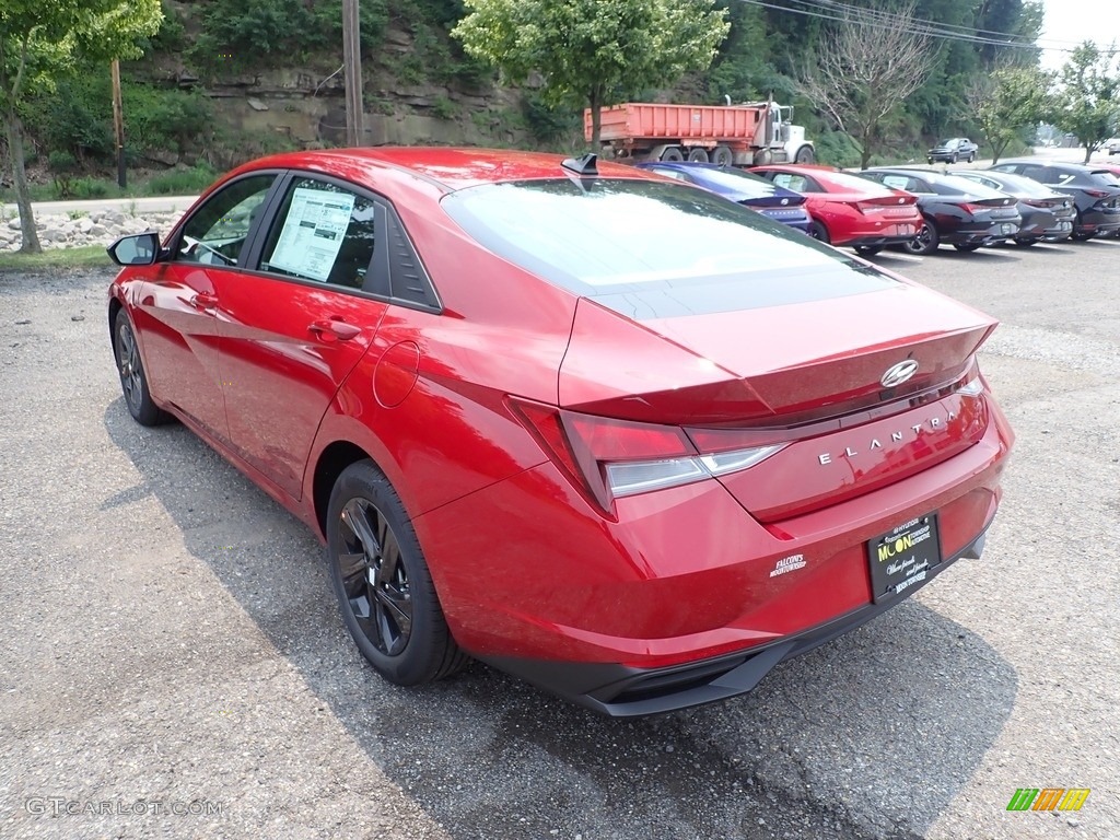 2021 Elantra SEL - Scarlet Red Pearl / Medium Gray photo #7