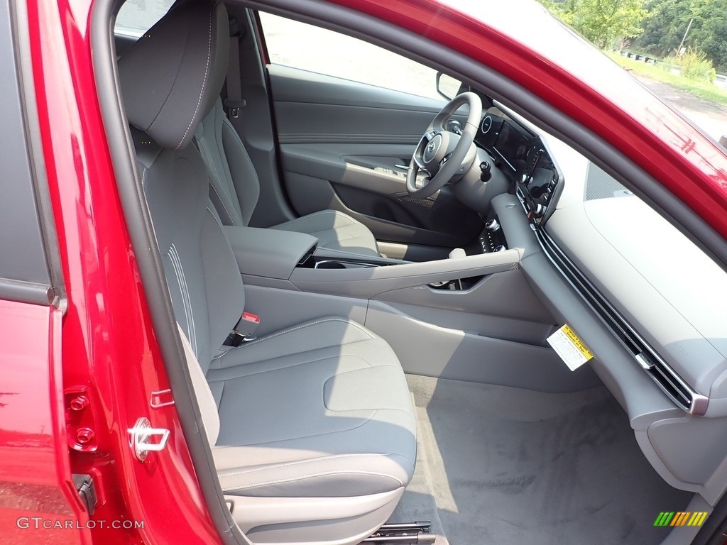 2021 Elantra SEL - Scarlet Red Pearl / Medium Gray photo #11