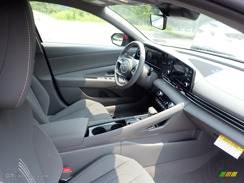 2021 Elantra SEL - Scarlet Red Pearl / Medium Gray photo #12