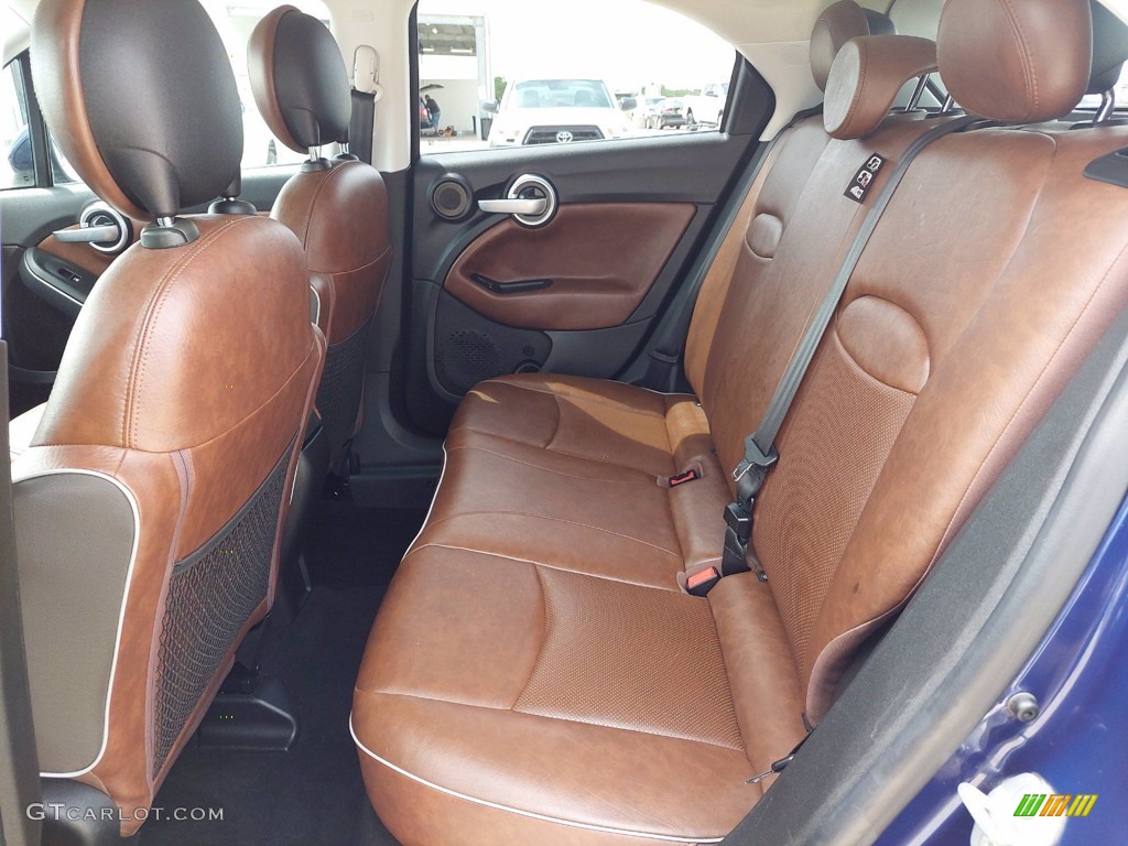 Brown Interior 2016 Fiat 500X Lounge Photo #142493157