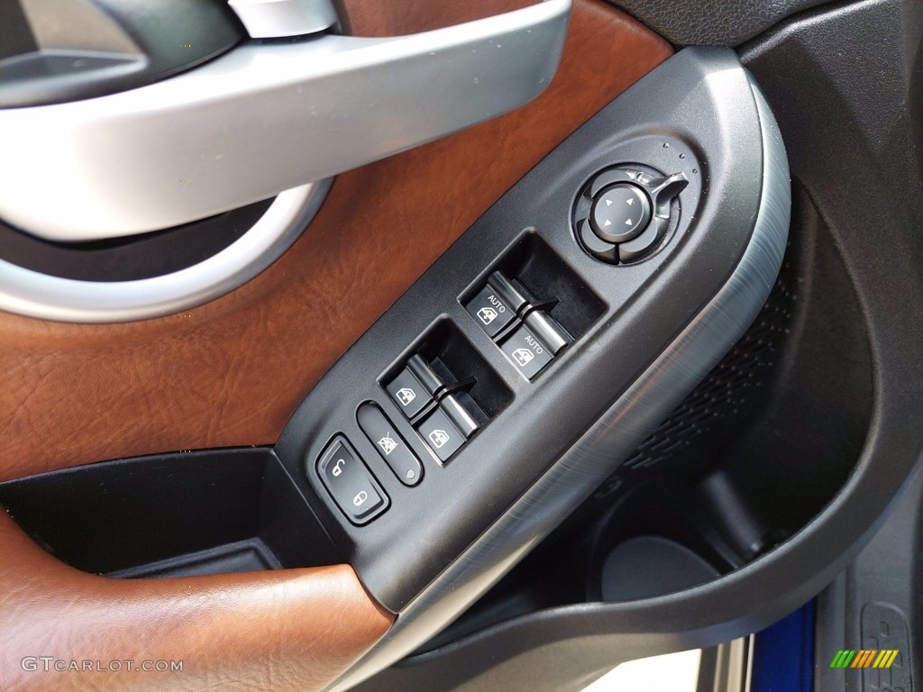 2016 Fiat 500X Lounge Brown Door Panel Photo #142493205